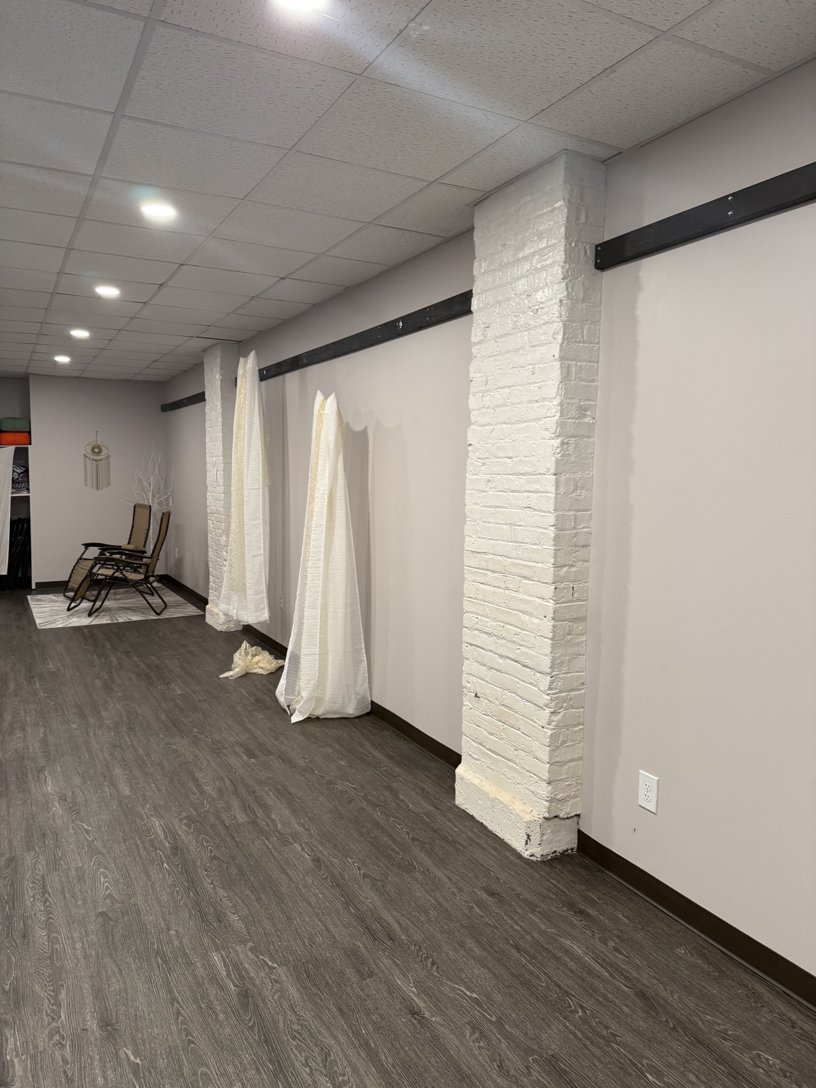 Finished interior painting work from a Solid Ground project